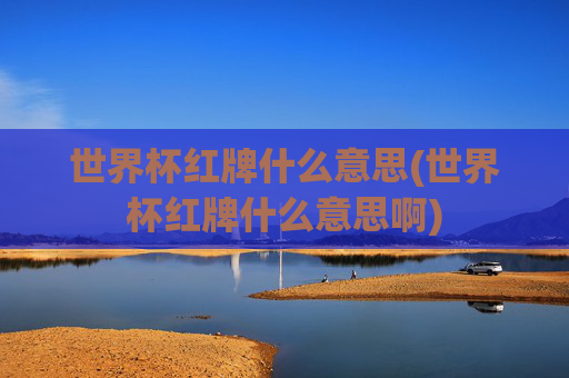 世界杯红牌什么意思(世界杯红牌什么意思啊)