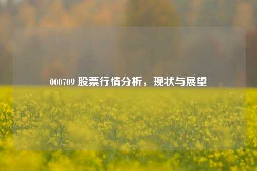 000709 股票行情分析,现状与展望