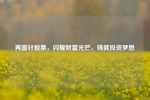 两面针股票，闪耀财富光芒，铸就投资梦想