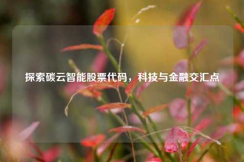 探索碳云智能股票代码，科技与金融交汇点