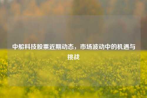 中船科技股票近期动态，市场波动中的机遇与挑战