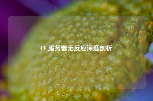CF 服务器无反应深度剖析