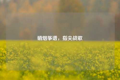 硝烟筝谱,指尖战歌