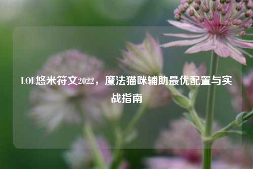LOL悠米符文2022,魔法猫咪辅助最优配置与实战指南