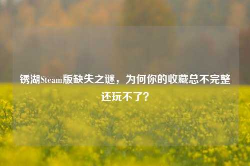 锈湖Steam版缺失之谜,为何你的收藏总不完整还玩不了?