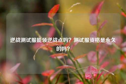 逆战测试服能领逆战点吗？测试服资格是永久的吗？
