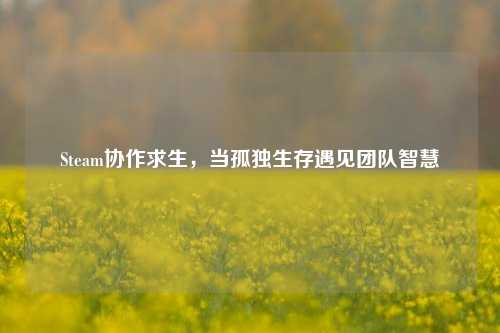 Steam协作求生,当孤独生存遇见团队智慧