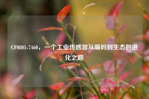 CF0801-7460,一个工业传感器从编码到生态的进化之路