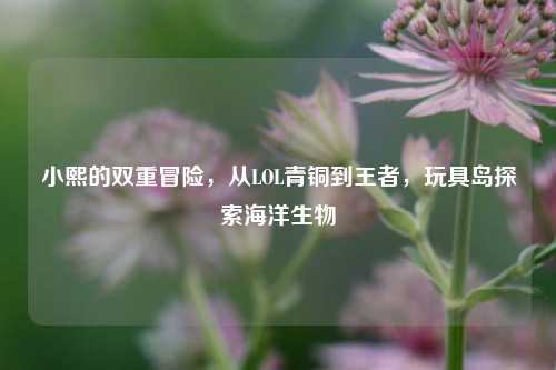 小熙的双重冒险,从LOL青铜到王者,玩具岛探索海洋生物