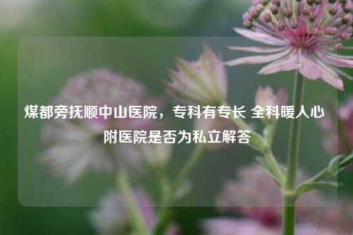 煤都旁抚顺中山医院,专科有专长 全科暖人心 附医院是否为私立解答