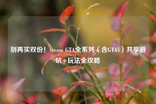 别再买双份!Steam GTA全系列(含GTA5)共享避坑+玩法全攻略