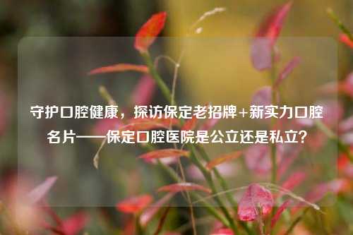 守护口腔健康,探访保定老招牌+新实力口腔名片——保定口腔医院是公立还是私立?