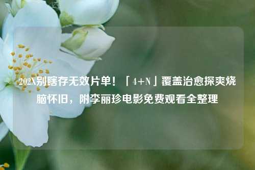 202X别瞎存无效片单!「4+N」覆盖治愈探爽烧脑怀旧,附李丽珍电影免费观看全整理