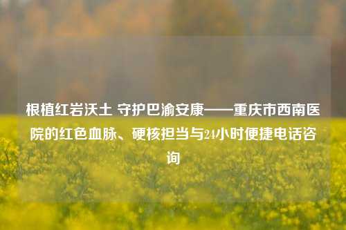 根植红岩沃土 守护巴渝安康——重庆市西南医院的红色血脉、硬核担当与24小时便捷电话咨询