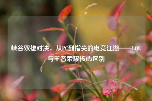 峡谷双雄对决，从PC到指尖的电竞江湖——LOL与王者荣耀核心区别