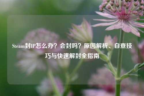 Steam封IP怎么办?会封吗?原因解析、自查技巧与快速解封全指南