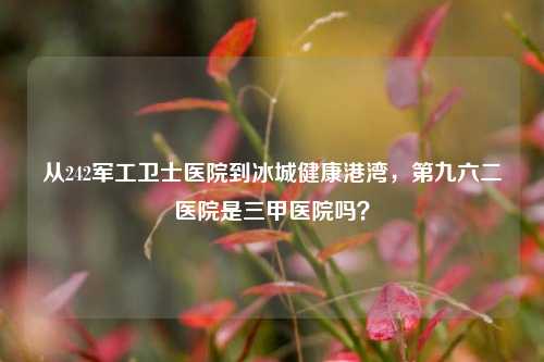 从242军工卫士医院到冰城健康港湾，第九六二医院是三甲医院吗？