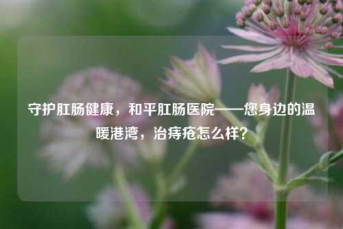 守护肛肠健康,和平肛肠医院——您身边的温暖港湾,治痔疮怎么样?