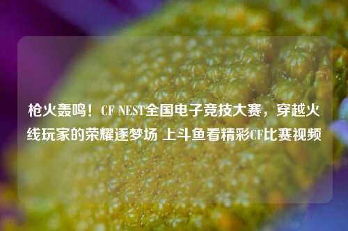 枪火轰鸣!CF NEST全国电子竞技大赛,穿越火线玩家的荣耀逐梦场 上斗鱼看精彩CF比赛视频