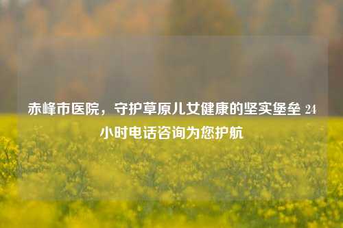 赤峰市医院,守护草原儿女健康的坚实堡垒 24小时电话咨询为您护航