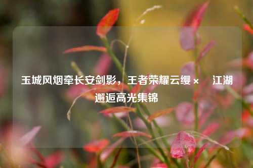 玉城风烟牵长安剑影,王者荣耀云缨×暃江湖邂逅高光集锦