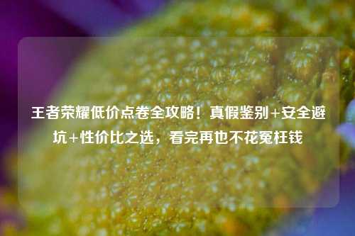 王者荣耀低价点卷全攻略！真假鉴别+安全避坑+性价比之选，看完再也不花冤枉钱