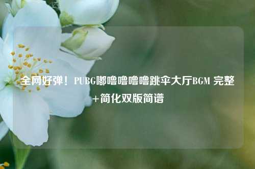 全网好弹!PUBG嘟噜噜噜噜跳伞大厅BGM 完整+简化双版简谱