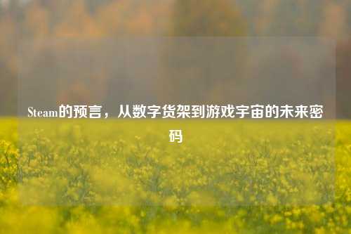 Steam的预言,从数字货架到游戏宇宙的未来密码
