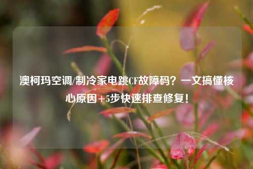 澳柯玛空调/制冷家电跳CF故障码?一文搞懂核心原因+5步快速排查修复!